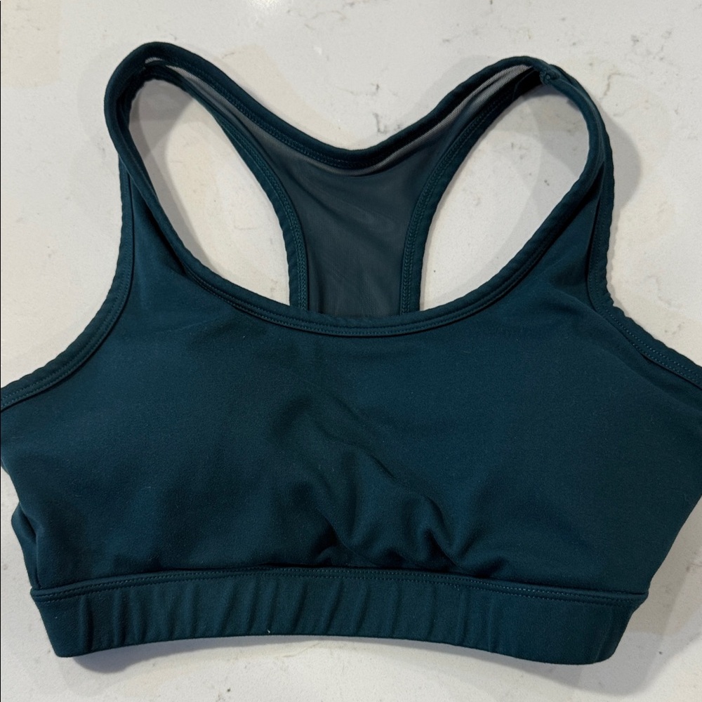Women's Racerback Sports Bra - Dark Green